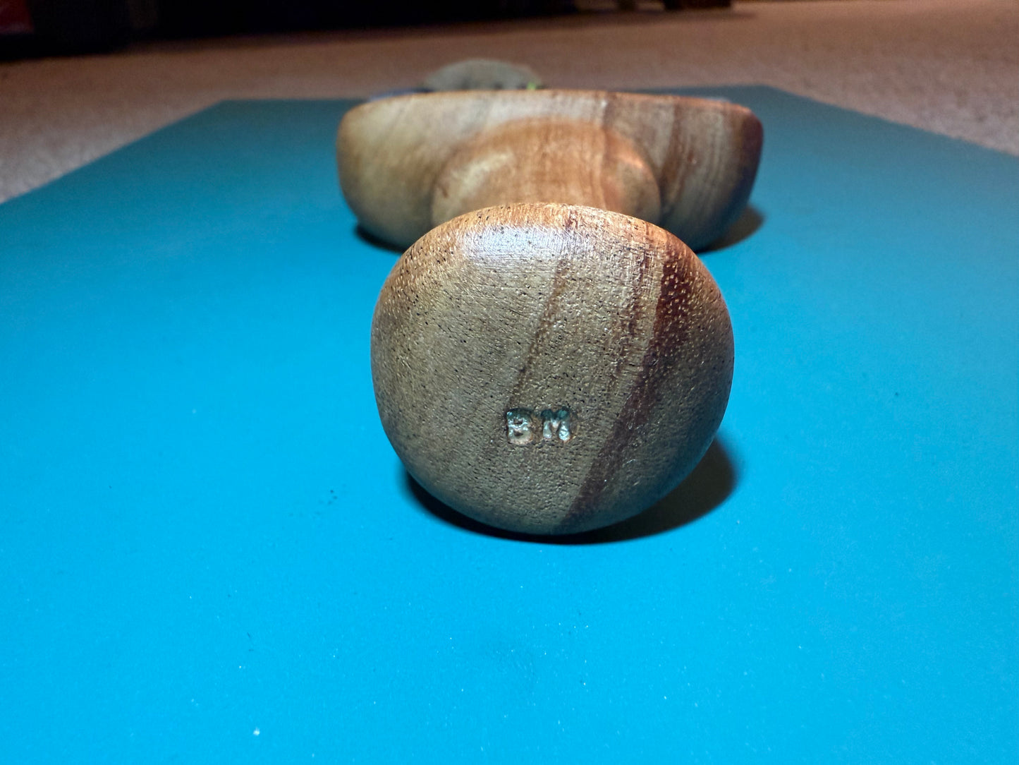 Mahogany wood slingshot